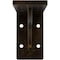 Ekena Millwork Embrey Steel Bracket, Antiqued Brass 2"W x 6"D x 3 3/4"H BKTM02X06X03EBABS - alternate 5
